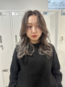 ホネン(honen) レイヤーたっぷりグラデーションでグレージュ/薬院/天神