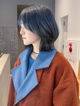 アルバム 銀座(ALBUM GINZA) 似合わせカットウェーブミディアムメルティカラー_ba496291