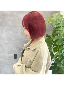 オレンジ(orange) 【大嶋】ピンク×ボブスタイル