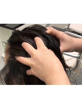 こだわりの商材を使用したヘッドスパで癒されながら、リラックス♪頭皮ケア・美髪にこだわる大人女性に◎
