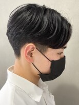 センターパートニュアンスパーマ韓国カルマパーマコンマヘア
