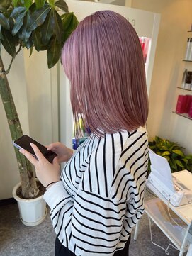美容室 サワコ 国府店(SAWAKO) ストロベリーピンク
