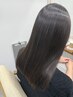 【最高の艶髪へ】カット+酸性ストレート+カラー+髪質改善トリートメント