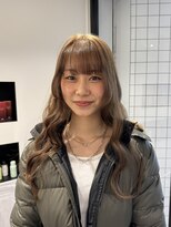 ゼスト 八王子店(ZEST) 【瑠唯】初ブリーチおすすめミルクティーベージュ