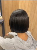 首が綺麗に見えるミニボブ【カミケンパセオ/福島】