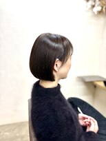 ファム 札幌大通(fam)&nbsp;★黒髪小顔冬の大人上品ショートボブ◎