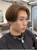 メンズブリーチ一回で作る　ミルクティーベージュ