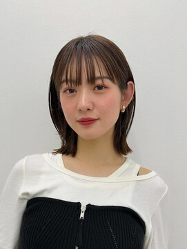 アイトーキョーエス 渋谷(AI TOKYO S) レイヤーボブ/オリーブベージュ/結べるボブ