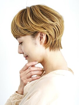 インセプション 銀座(INCEPTION) 切りっぱなしショート・ボブ/絶壁解消/前髪なし/40代/30代/丸顔