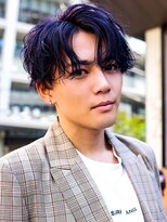 ガウディ 池袋店(Gaudi) バイオレットカラー×センターパート