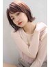 【平日限定】ゆったり施術◎カット+透明感カラー+髪質改善TR¥9000