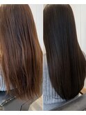 膨らんでしまう髪のお悩みに♪酸性ストレート/髪質改善縮毛矯正
