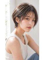 ユニット 蕨西口店(UNIT)&nbsp;ショートボブ髪型20代30代40代50代前髪あり前髪なし面長丸顔蕨駅
