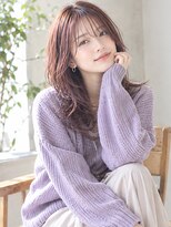 ドット ヘアー(dot.hair) ラベンダーピンク / ほつれウェーブ / トレンドカラー