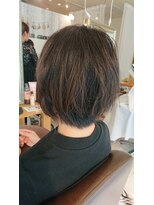 ウィービーパセリ atre川越店(WE BE PARSLEY) ダークトーンカラーショートボブスタイル♪【木村沙織】