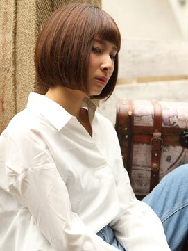 ナオシ トレス 富雄店(nao*c tres) 【奈良/富雄nao*c】大人かわいい小顔☆ナチュラルストレートボブ