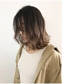 切りっぱなしグラデーションカラー