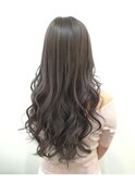 グレージュ × シールエクステ 