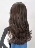 ブラウンロング_ローライトスリークボブ厚めバング_ba285211