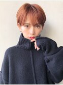 オレンジマッシュショート_厚めバングローライト_26908