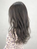 アルバム 銀座(ALBUM GINZA)&nbsp;オリーブグレージュ_ウェーブパーマフォギーベージュ_ba296541