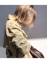 ガーランドウメダ(Garland umeda)&nbsp;無造作ボブ×シアーベージュ