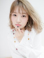 ウィズ 成田公津の杜店(Wiz)&nbsp;ミルクティーアッシュボブ