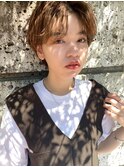 【真通知弘】無造作カールの大人小顔ショート!