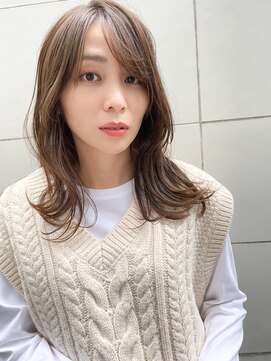 ソワリー 栄(THOiRY) THOiRY【女性らしい柔らかヘア】似合わせ小顔艶髪ゆる巻きロング