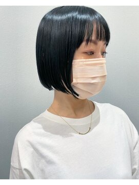 マッシュ チャヤマチ(MASHU chayamachi) ネイビーミニボブ