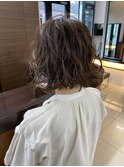ボブ×ウェービーパーマ