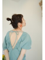 ヘアアンドスパ エメ(Aimer)&nbsp;お団子アレンジ