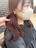 ネオリーブ クーロ(Neolive curro) インナーカラーイヤリングカラー×美髪ロング[横浜/東神奈川]6