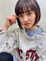 ガレージ バイ グリーン 原宿 表参道(Garage by green)&nbsp;ボブ×インナーカラー