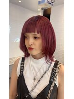 ゲーム 原宿店(GAME)&nbsp;レッド/ダブルカラー/ケアブリーチ/髪質改善/原宿