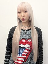 ココ 原宿(KOKO)&nbsp;ブロンド黒髪小顔クラゲヘアーオリーブグレーココアベージュ