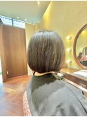 【el zafiro yodoyabashi】ロートーン肩上ボブスタイル