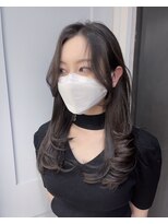 ロンドアヴァントゥス 池袋(Lond aventus)&nbsp;韓国レイヤー/韓国風/ボブ/髪質改善/黒髪/ブリーチなし〔池袋〕