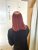 ロンドアジュール 横浜(Lond azur)&nbsp;ケアブリーチで作る！ボルドーカラー！艶感ハイトーン！