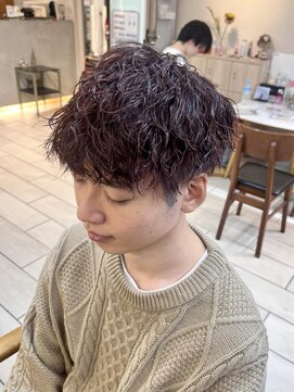 テトラ バイ ネオリーブ 横浜西口店(tetra by neolive) メンズパーマ マッシュ ツイストスパイラル