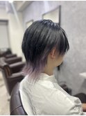インナーホワイトラベンダー デザインカラー ウルフ