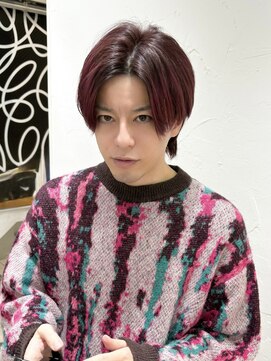 ミッシェル アフロート(michelle afloat) ◆ピンクベージュセンターパートウルフ◆