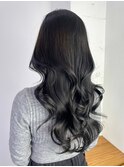 美髪韓国ヘア顔周りレイヤーロング_ba541231