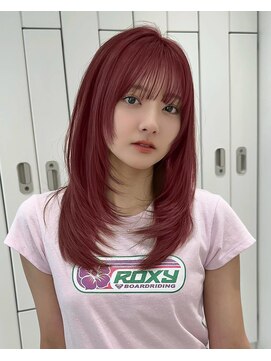 ジョエミバイアンアミ(joemi by Un ami) ★メルティカラーフェミニンロング似合わせカット着物ヘア