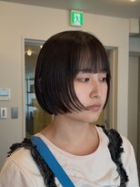 アンフェインド02(UNFEIGNED 02)&nbsp;黒髪カタログ/クラゲヘアー/オリーブグレー/小顔/名駅/伏見/栄