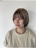 アンブレラカラー×ボブウルフ