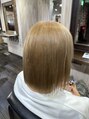 ヘアサロンエムフィス 池袋東口(HAIR SALON M Fe's)&nbsp;矯正履歴からのハイトーン♪