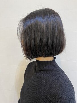 モリオ フロム ロンドン 成増店 【morio成増/一戸】大人かわいい黒髪ボブ前髪無し