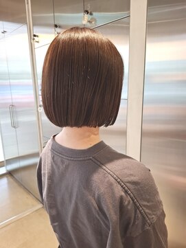 オーガニック リブ 川越(organic+live) 20代30代◎秋の暗めカラー艶髪大人ボブ