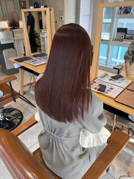 ラボヌール ヘアー エクラ(La Bonheur hair eclat) うるつや♪ピンクブラウン
